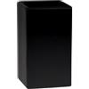 Spirella Portaspazzolino in Ceramica Quadro - 6,5 x 10,5 cm - Nero Opaco