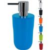 Spirella, Elegante e Pratico Dispenser di Sapone Liquido, Ideale per il Bagno o la Cucina, Capacità 300ml, Dimensioni 7,5 x 7,5 x 16,5 cm, Colore Blu