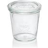 Weck - Stampo Rotondo con Bordo Rotondo, 290 ml, 8 x 8,7 cm, Taglia Unica
