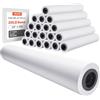 VEVOR Rotoli Carta Plotter, Rotolo per Stampe Compatibile con Plotter da 9,07 kg Ideali per Disegni CAD Piani Tecnici Mappe GIS Progetti Architettonici Carta, 20 Pezzi Lunghezza 45,7 m