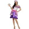 W WIDMANN MILANO Party Fashion - Costume indovina, abito e foulard, per carnevale