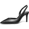 Michael Kors 40R4HNMP1L-001 Alina Flex Sling Pump Donna, Black EU 38.5