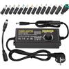 Auplf Alimentatore Universale 9V-36V 4A, 144W Adattatore di Alimentazione Regolabile AC/DC,100 V-240 V AC a DC con 14 Adattatori per Elettrodomestici, illuminazione a LED, DVD, Monitor TFT e Altoparlanti