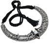 Fatto a mano Collana Pietra di Luna Spinello Gemma Fatta a Mano Regolabile Nero Dori Gioie...