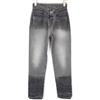 DIESEL D-5W002 089AU Donne W26/L32 Grigio Cotone Puro Lavato Jeans Dritti I