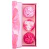 Rose of Bulgaria - Set di saponi fatti a mano, 3 pezzi, colore: Rosa
