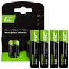 Green Cell Batterie Ricaricabili AAA 950mAh Ni-MH Precaricate - 4 Pezzi di Batterie AAA 1.2V per Uso Quotidiano, Ideali per Giocattoli, Telecomandi, Fotocamere e Altri Dispositivi Elettronici
