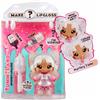 Yummiland lip gloss doll - mystery chase - include kit di lucidalabbra fai da te, età 4+