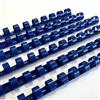 DHP - Anello di rilegatura in plastica, 14 mm, A4, MiniPACK Unicolor 25 pezzi, colore blu scuro, passo standard 21 anelli