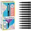 Paper Mate Flair Pennarelli | Punta Media in Feltro (0.7mm) | nero | scatola da 12