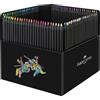 FABER-CASTELL - Set di matite colorate Black Edition 100 pezzi | Matite colorate Brillante per carta chiara e scura con stesura morbida del colore, resistenti alla rottura ed ergonomiche