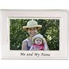 Lawrence Frames Sentiments Collection - Cornice portafoto in metallo spazzolato 4 by 6 Me and My Nana