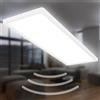 BRILONER - Plafoniera LED con rilevatore di movimento IP44 portata 3m, colore luce bianca neutra, piatto, rilevamento 120 gradi, plafoniera LED, pannello LED, 58x20x3 cm, bianco