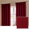 furn. The Ultimate Velvet oscuranti a pieghe a matita coppia di tende - Tende in velluto opaco termico morbide ed eleganti che bloccano la luce (Borgogna - 117x137cm)