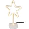 RL LIVE YOUR LIGHT Reality Leuchten Star Lampada da Tavolo, Bianco