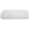 parah Telo Bagno Jacquard 70x140 cm, 100% Cotone Extra Morbido 600 gr/m², Asciugamano, Avorio