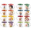 Home Disney- Sette nani, set 12 tazze da te' Sette nani POP, 280 cc, personaggi assortiti, New Bone China, lavabili in lavastoviglie, idonee al microonde
