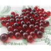 MEIERLE & Söhne 95 sfere di vetro di colore rosso fuoco rosso scuro trasparente marmorizzato sfera decorativa 16 mm gioco di marmi