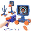 Arkyomi tiro al Bersaglio Bambini con Pistola 3 in 1 Rimovibile Canestro da Basket & Gioco di Lancio Regalo Bambino 4 5 6+ Anni Maschio