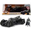 Jada Batman BATMOBILE Modello AUTO con Figura ARKHAM KNIGHT - scala 1:24 DieCast - Colore nero