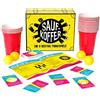 Gutter Games Saufkoffer - Die 8 besten Trinkspiele (Bier Pong, Noch NIE Habe ICH, Ring of Fire und Mehr) | Partyspiel für Erwachsene - Ideal für Das Vorglühen und den Spieleabend