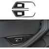 OYDDL Vent d'aria per auto, adesivo in fibra di carbonio, compatibile con A4, B9, 2017, 2018, 2019, accessori per interni (alzacristalli, A)