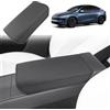 GAFAT Nuovo Tesla Model Y Juniper 2025 2026 Copertura Bracciolo Console Centrale, Tesla Model Y 2025 Braccioli Protezione PU Microfibra Pelle Imbottiture, 2026 Tesla Model Y Accessori 2025 (Nero)