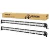 RIGIDON 2x 20 pollici 90W slim led light barre barra di illuminazione led | 12V 24V, faretti luce spotlight, per offroad veicoli auto camion SUV ATV 4x4 trattore fuoristrada, 6000K bianca, fendinebbia