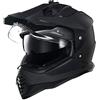 ILM Casco Moto Cross Integrale Donna Uomo ECE Omologato con Doppia Visiera Casco Moto Motocross WS902,Carbonio,L