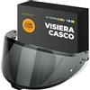 Everalo Visiera Compatibile con Shoei Nxr 2 - Z8 - Xspr Pro - X15 - Cwr F2 (Dark Fume')