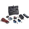 Carson 500501015 Reflex 500501015 - Set di chiavette a 6 canali, 2,4 GHz, con Ricevitore, Accessori, Istruzioni, Colore: Nero