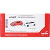 Herpa kit di modellismo MiniKit Seat Leon, arancione/candy bianco (2 pezzi), miniatura in scala 1:87, pezzo da collezione, kit di montaggio in plastica