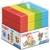 Geomag - Magicube Green Line 64 Cubi Magnetici 100% Plastica Riciclata, Costruzioni Magnetiche per Bambini, Giochi Bambini 1 Anno +, Giochi Montessori 1 Anno + STEM Educativi, Idea Regalo