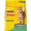 FRISKIES Coniglio, Pollo e Verdure - 1,5 KG - Crocchette per gatti adulti