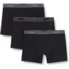 Emporio Armani Core Logoband - Boxer da Uomo, Confezione da 3, Colore: Nero, XL, Nero, XL