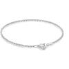 Tuscany Silver Bracciale da donna in argento sterling con catena popcorn magnetica a cuore da 6.4 mm 19cm/7.5