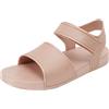 Fitflop Kids Iqushion Pearlised Sandal With Backstrap - Infradito, Rose Gold,