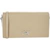 Calvin Klein Donna Borsa a Tracolla Mini Chain Bag con Tracolla a Catenella, Grigio (Crockery), Taglia Unica