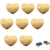Zerniple Pomelli per porte in ceramica, maniglia per cassetti, per armadio della camera dei bambini, con viti (8 pezzi)