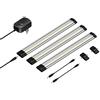 Parlat Apparecchio LED sottopensile SIRIS, piatto, 30 cm ciascuno, 370 lm ciascuno, bianco, set da 3