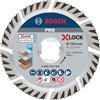Bosch Disco Diamantato Standard, Universale, X-LOCK, Diametro 125 mm, Diametro: 22.23 mm, Larghezza di Taglio 2 mm, Nero, 125 mm