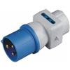 ZOREI Adattatore Spina Industriale CEE 16A, Presa Schuko + Bipasso 10/16A 250V