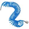 ANOMM Tubo Aria Compressa Spirale 5 Metri, 8mm OD 5mm ID, Blu | Tubo Flessibile Spiralato per Aria Compressa, con Attacco Rapido