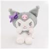 Sanrio NUOVO! Sanrio Kuromi "Cheek Squish" Boa Plush 3.1" - Mascotte in nastro di ve...