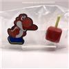Bandai Super Mario Bros. Wonder Red Yoshi Panel Clip Stand Japan Nintendo 2025 Nuovo