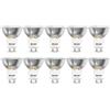 DiCUNO Lampadina LED GU10 4.5W, Equivalente 40W alogena, 460lm, Bianco neutro 4000K, Non dimmerabile, 230V, Angolo ampio 120°, Faretto LED per interni, 10 Pezzi