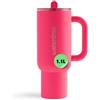 waterdrop MICRODRINK waterdrop® Borraccia Termica con Cannuccia 1.1 Litro - Freddo per 12 Ore -, Acciaio inox, Tazza Termica, Thermos Cup, Bicchiere Cannuccia, bottiglia acqua