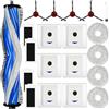 Alloytool 20 pezzi di accessori per robot aspirapolvere Ecovac Deebot T30/T30 Pro Omni, 1 spazzola principale 6 sacchetti per la polvere 4 panni assorbenti 4 filtri 4 spazzole laterali 1 spazzola di pulizia