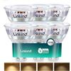 Linkind Lampadina LED GU10 dimmerabile ultra efficiente, 2,5 W equivalenti a 50 W, luce bianca calda 2700 K, lampadina a risparmio energetico dimmerabile 415 Lm, GU10 Classe B, Pacco da 6