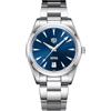 RollsTimi Orologi automatici da uomo alla moda orologio da polso a carica automatica movimento giapponese cinturino in acciaio inox cassa 39 mm 100 m impermeabile cristallo zaffiro uomo elegante